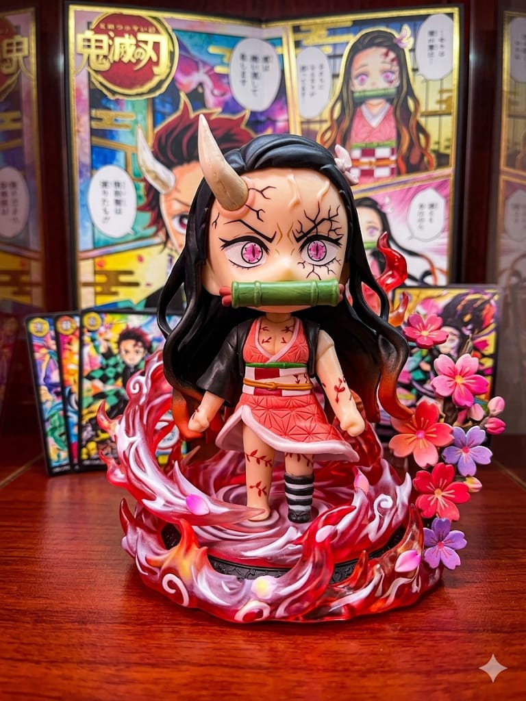 Nezuko Kamado Demonization Nendoroid  3.9 INCH ACTION FIGURE