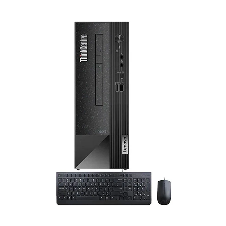 Lenovo ThinkCentre Neo 50s SFF 12th Gen Intel Core i5 12400 8GB RAM, 512GB SSD Black Small Tower Brand PC 12JES19J00