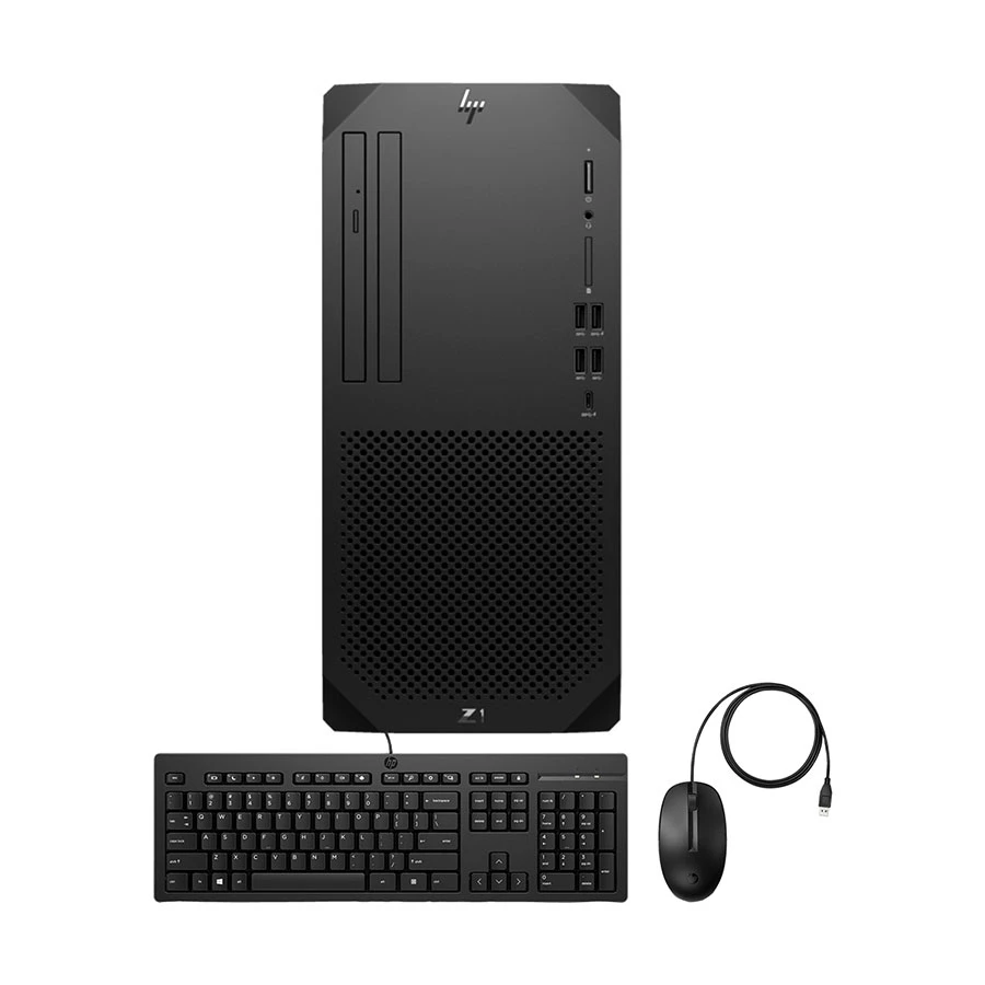 HP Z1 G9 Tower Workstation 14th Gen Intel Core i7 14700 32GB RAM, 2TB HDD + 1TB SSD Black Tower Workstation Brand PC